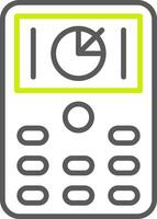 Device Line Two Color Icon vector