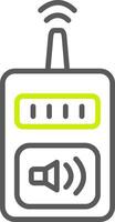 Device Line Two Color Icon vector