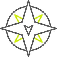 South Line Two Color Icon vector