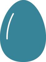 Egg Glyph Two Color Icon vector