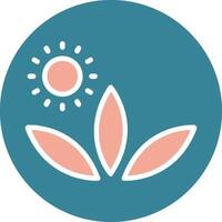 Local Farm Glyph Two Color Icon vector