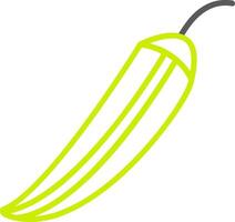 Okra Line Two Color Icon vector