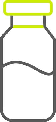 Milk Jar Line Two Color Icon