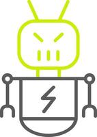 Botnet Line Two Color Icon vector