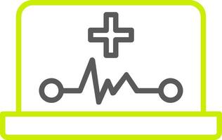 Ehealth Line Two Color Icon vector