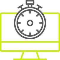 High Speed Communication Line Two Color Icon vector