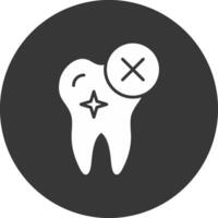 Rejected Glyph Inverted Icon vector