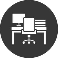 Workspace Glyph Inverted Icon vector