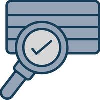 Soil Sampling Line Filled Grey Icon vector