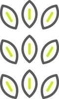 Sesame Line Two Color Icon vector