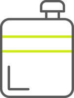 Flask Line Two Color Icon vector