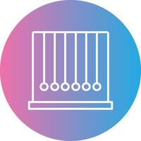 Business Toy Line Gradient Circle Icon vector