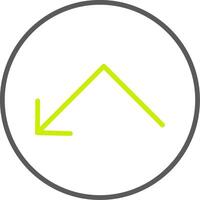 Bounce Line Two Color Icon vector