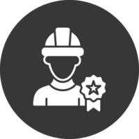 Engineering Glyph Inverted Icon vector