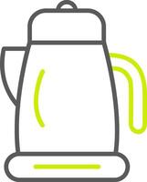 Kettle Line Two Color Icon vector