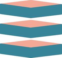 Layers Glyph Two Color Icon vector