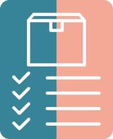 Inventory Glyph Two Color Icon vector