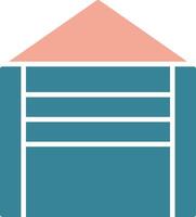 Garage Glyph Two Color Icon vector