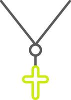 Anj Line Two Color Icon vector