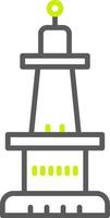 Monument Line Two Color Icon vector