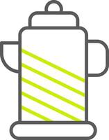 Kettle Line Two Color Icon vector