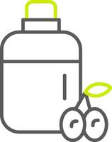 Olive Oil Line Two Color Icon vector