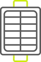 Air Filter Line Two Color Icon vector