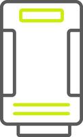 Air Purifier Line Two Color Icon vector