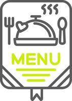 Menu Line Two Color Icon vector