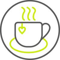 Mug Line Two Color Icon vector