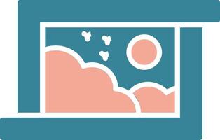 Image Glyph Two Color Icon vector