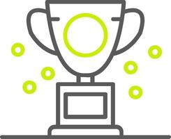 Trophy Line Two Color Icon vector