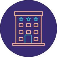 Autograph Collection Line Two Color Circle Icon vector