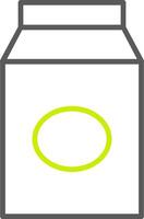 Milk Line Two Color Icon vector