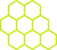 Bee Hive Line Two Color Icon vector