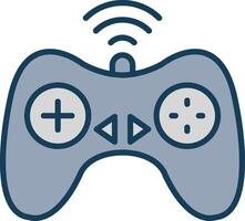 Controller Line Filled Grey Icon vector