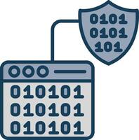 Browser Line Filled Grey Icon vector