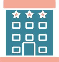 Autograph Collection Glyph Two Color Icon vector