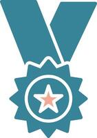 Madel Glyph Two Color Icon vector