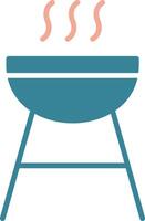 Grill Glyph Two Color Icon vector