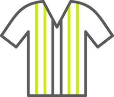 Shirt Line Two Color Icon vector