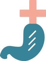 Gastroenterlogy Glyph Two Color Icon vector