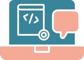 Demo Glyph Two Color Icon vector