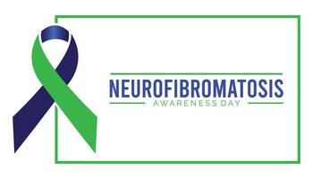 Neurofibromatosis Awareness Day observed every year in May. Template for background, banner, card, poster with text inscription. vector