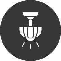 Lamp Glyph Inverted Icon vector