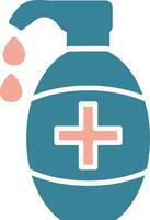 Soap Glyph Two Color Icon vector