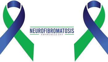 neurofibromatosis conciencia día observado cada año en mayo. modelo para fondo, bandera, tarjeta, póster con texto inscripción. vector