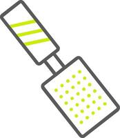 Grater Line Two Color Icon vector