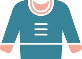 Jumper Glyph Two Color Icon vector