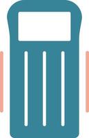 Float Glyph Two Color Icon vector